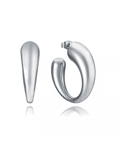 PENDIENTES EN ACERO DE VICEROY DISEÑO CRIOLLA DISMINUCIÓN ACABADO MATE 15196EO1000