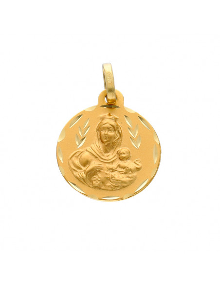 MEDALLA EN ORO VIRGEN DEL CARMEN