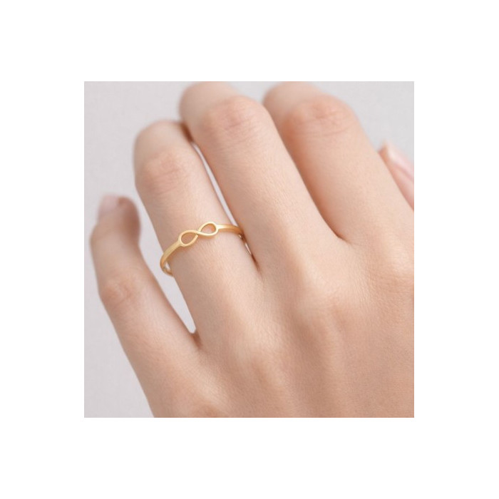 ANILLO EN ORO CON FORMA DE INFINITO 2