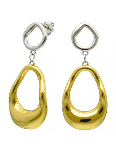 PENDIENTE LAGRIMAS LARGO DE PLATA