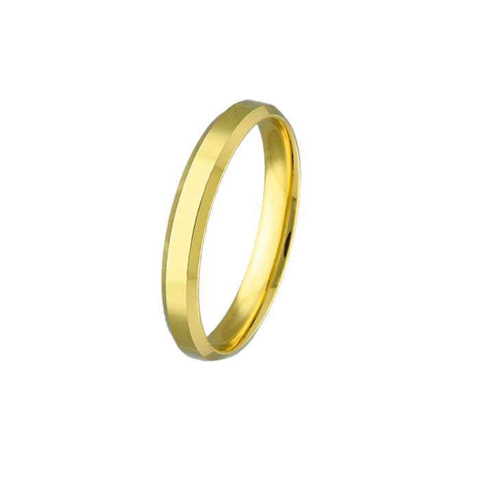 ALIANZA DE BODA ORO 9 QUILATES BORDES LISOS