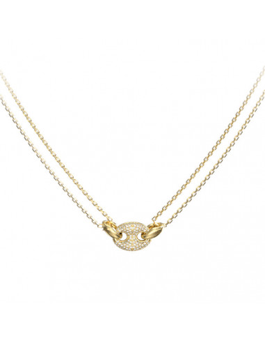 GARGANTILLA GUESS EN ACERO MUJER JUBN06220JW