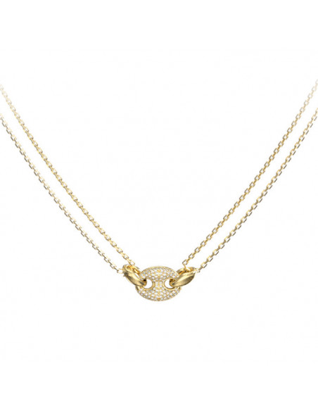 GARGANTILLA GUESS EN ACERO MUJER JUBN06220JW