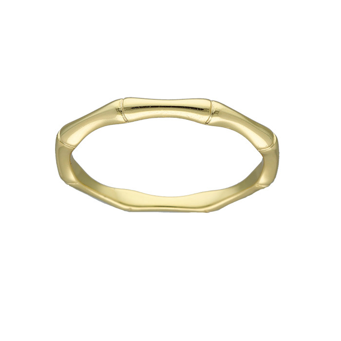 ANILLO EN PLATA DORADA FORMAS