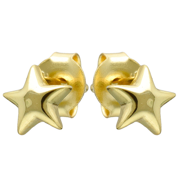 PENDIENTES EN PLATA CON ESTRELLAS