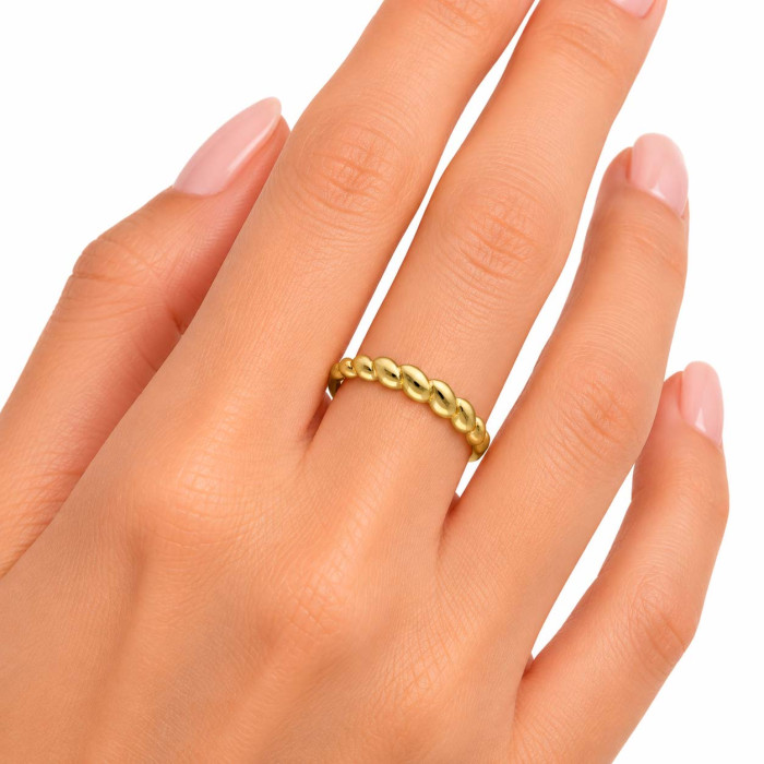 ANILLO EN PLATA DORADA GALLONES 2
