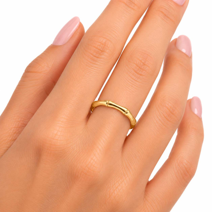 ANILLO EN PLATA DORADA FORMAS 2