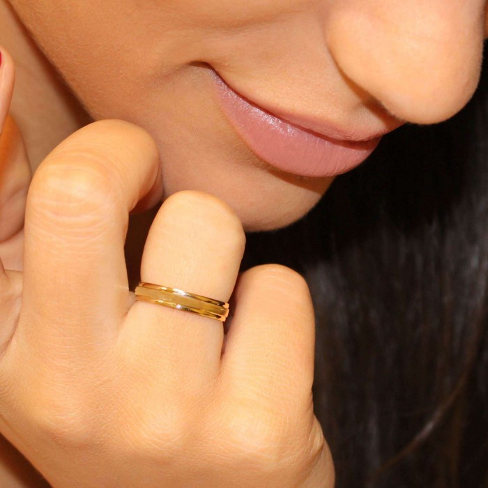 ALIANZA DE BODA EN ORO AMARILLO