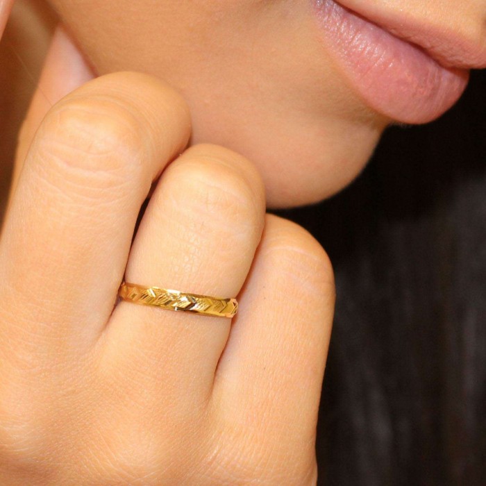 ALIANZA DE BODA EN ORO AMARILLO