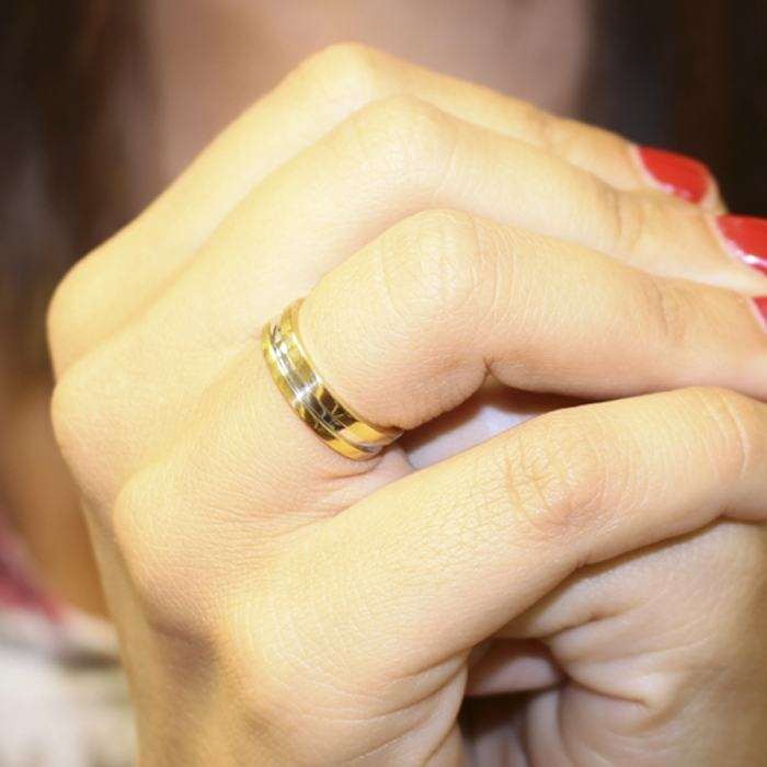 ALIANZA DE BODA EN ORO AMARILLO