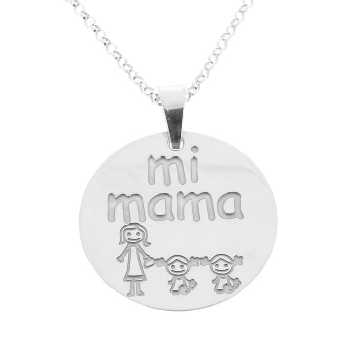 COLGANTE MAMA EN PLATA DE LEY