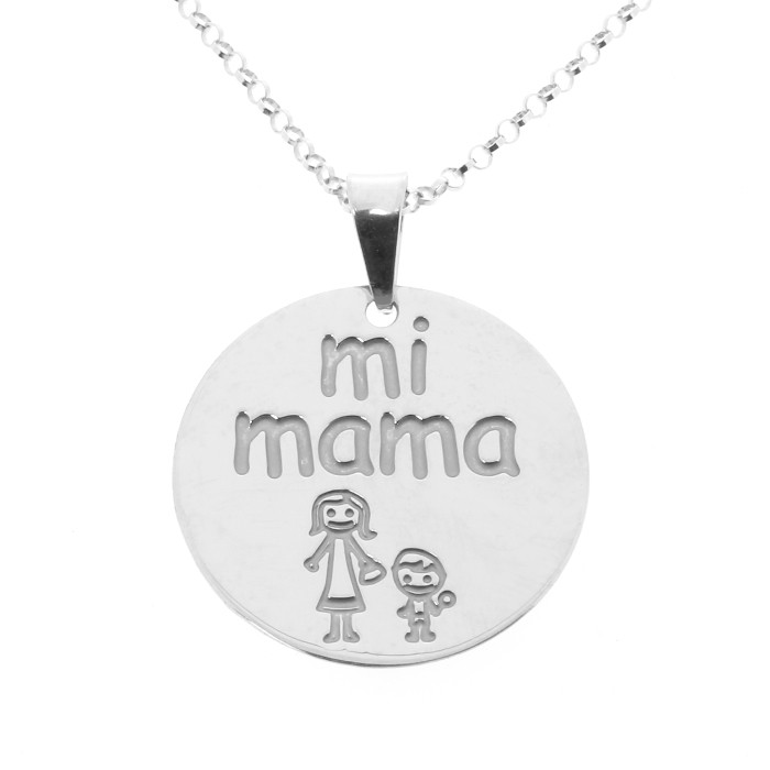 COLGANTE MAMA EN PLATA DE LEY