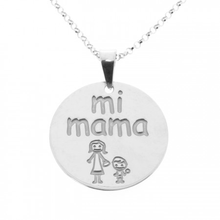 COLGANTE MAMA EN PLATA DE LEY