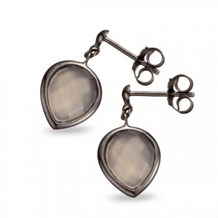 PENDIENTES EN PLATA COLECCIÓN DARK 