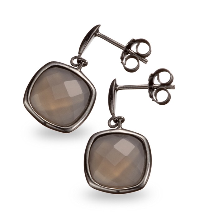 PENDIENTES EN PLATA COLECCIÓN DARK 