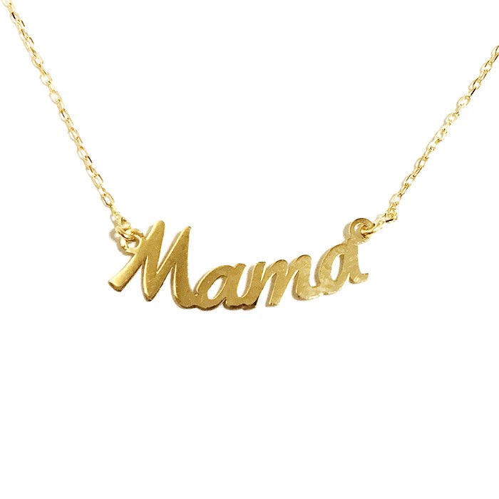 GARGANTILLA EN ORO PALABRA MAMÁ
