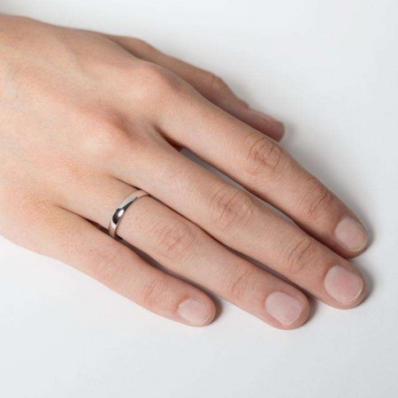 ALIANZA DE BODA EN ORO BLANCO ALIANZA DE BODA EN ORO BLANCO