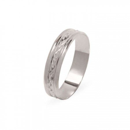 ALIANZA DE BODA EN ORO BLANCO ALIANZA DE BODA EN ORO BLANCO