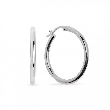 PENDIENTES EN ORO DE 18 QUILATES TIPO ARO