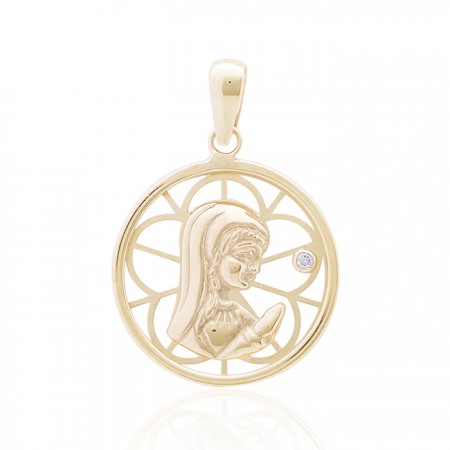 MEDALLA EN ORO DE 9 QUILATES