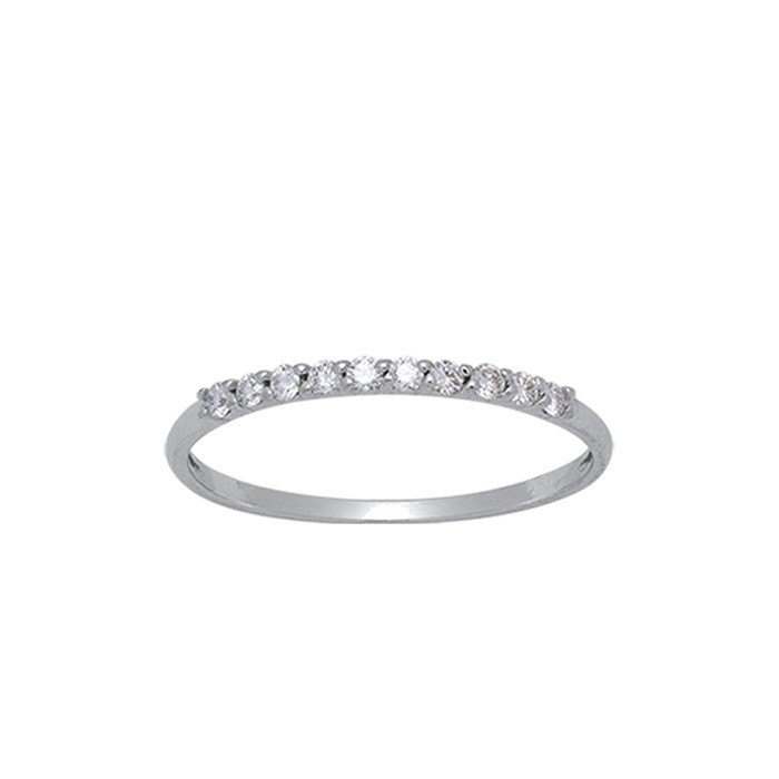 ANILLO EN ORO BLANCO Y DIAMANTES